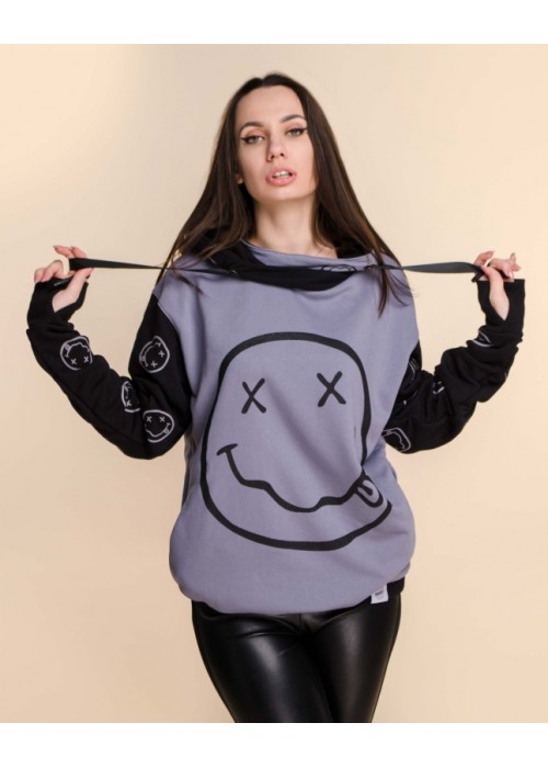 Худі Nirvana (smile) oversize