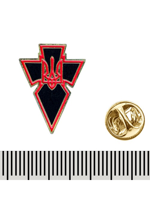 Металевий пін Хрест УПА (015)