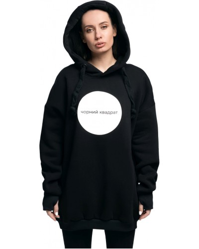 Худі «Чорний квадрат» oversize