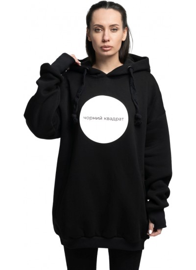Худі «Чорний квадрат» oversize