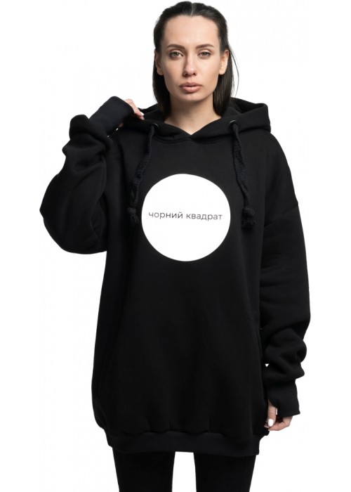 Худі «Чорний квадрат» oversize