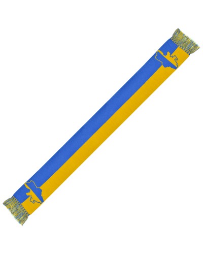 Шарф Жовто-блакитний з гербом та картою України
