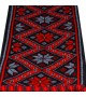 Шарф Українська вишивка - Зірка Матері (червоно-чорний)