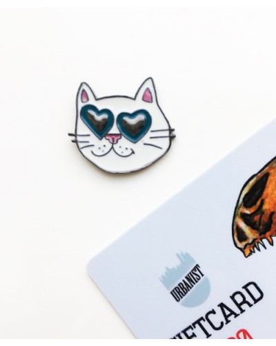 Металевий пін Cat