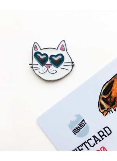 Металевий пін Cat