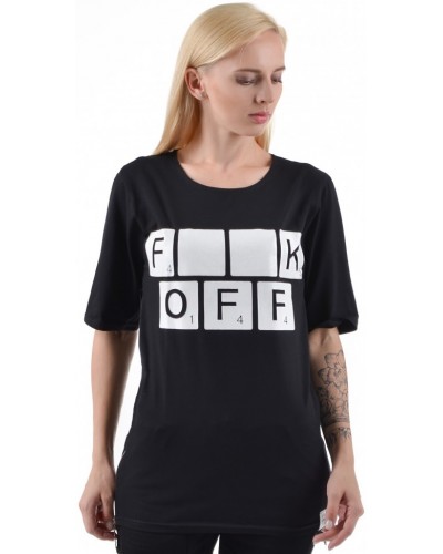 Подовжена футболка F**K Off