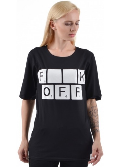 Подовжена футболка F**K Off