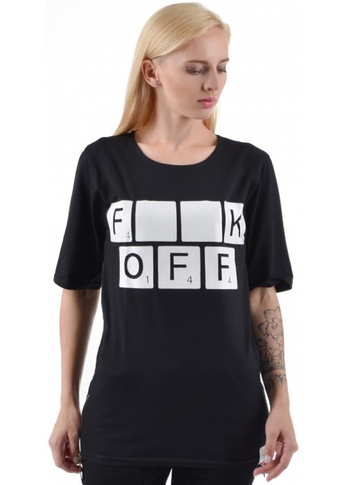 Подовжена футболка F**K Off