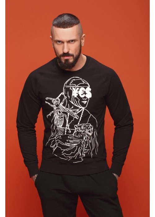 Світшот #artgorn Дама с горностаем