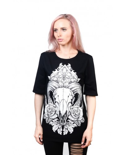 Подовжена футболка Ram Black Unisex