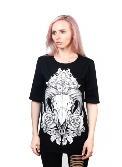 Подовжена футболка Ram Black Unisex