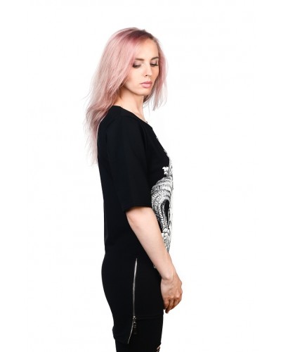 Подовжена футболка Ram Black Unisex