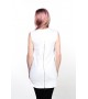 Подовжена безрукавка Blank White Unisex