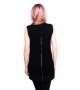 Подовжена безрукавка Blank Black Unisex
