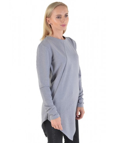Лонгслів світло-сірий unisex