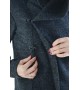 Тепла вовняна мантія (пальто) unisex