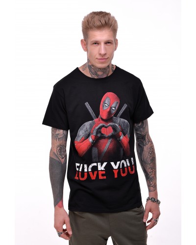 Футболка Deadpool "Love you, f*ck you"