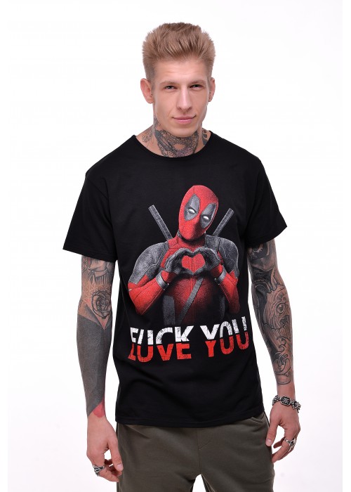 Футболка Deadpool "Love you, f*ck you"