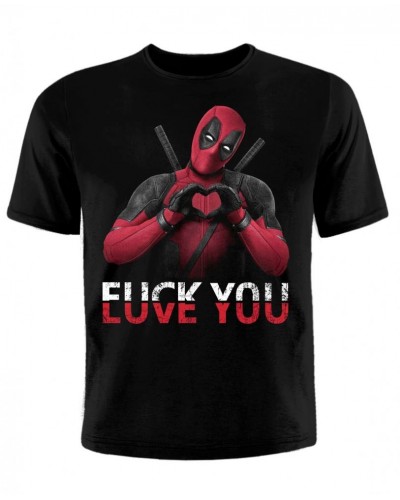Футболка Deadpool "Love you, f*ck you"
