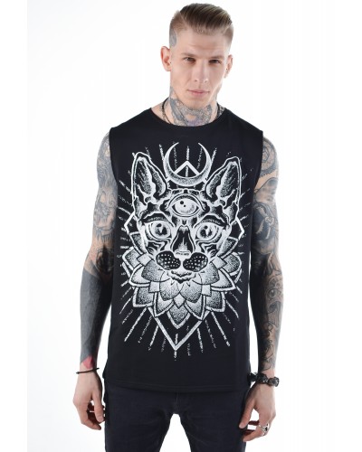 Подовжена безрукавка Sphynx Black