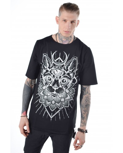 Подовжена футболка Sphynx Black