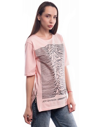 Подовжена футболка Joy Division-Unknown pleasures, Powder