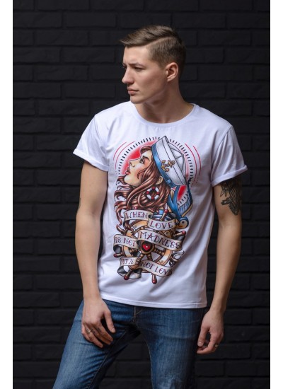 Футболка Urbanist Sailor’s Love White