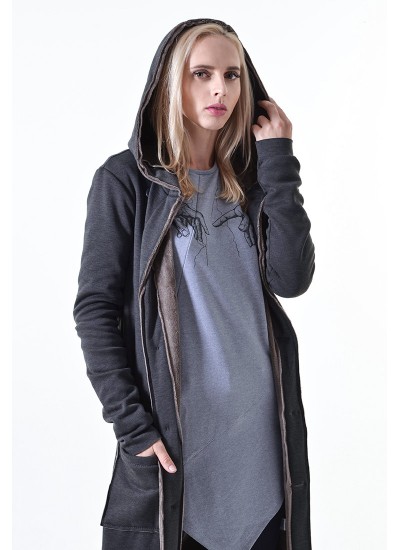 Кардиган на хутрі з капюшоном Unisex