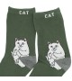 Шкарпетки Cat (зелені)