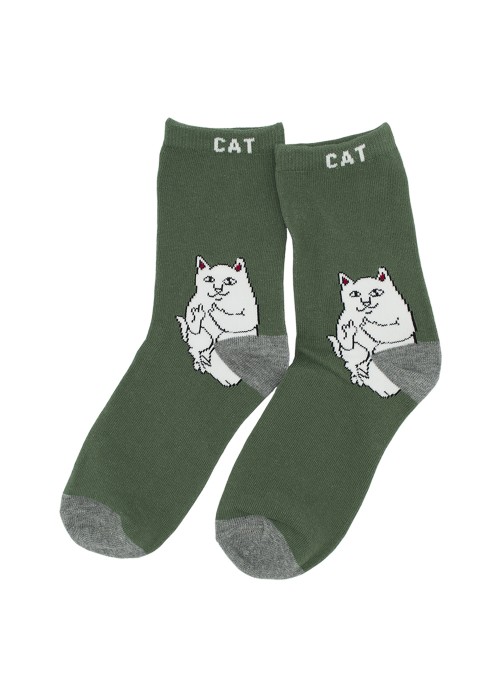 Шкарпетки Cat (зелені)