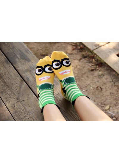 Шкарпетки Minions Green Stripes