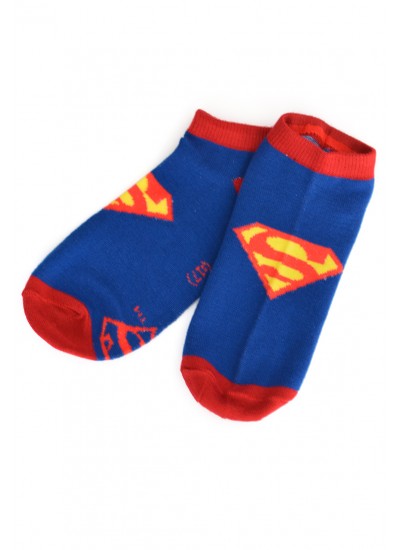 Короткі шкарпетки Superman (сині)