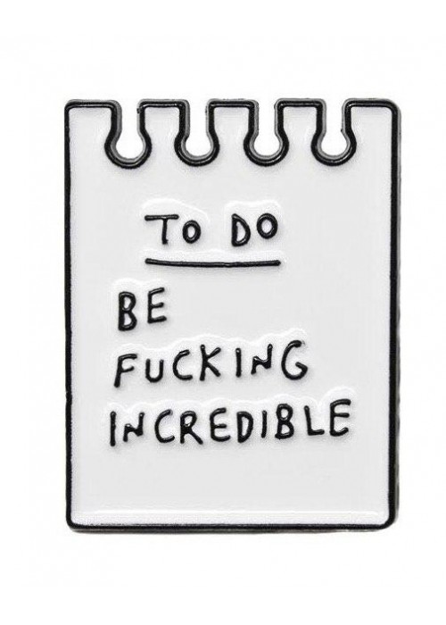 Металевий пін To-do list