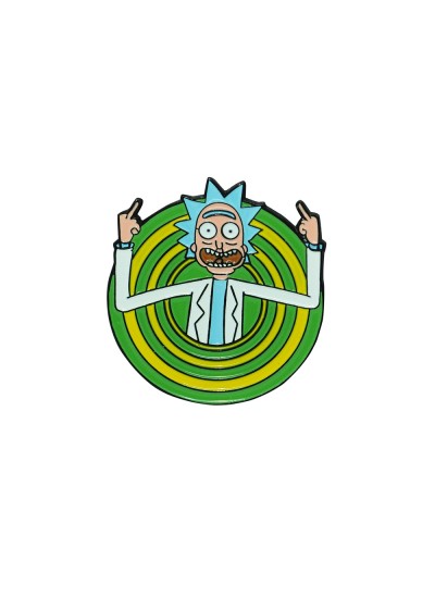Металевий пін Rick Sanchez