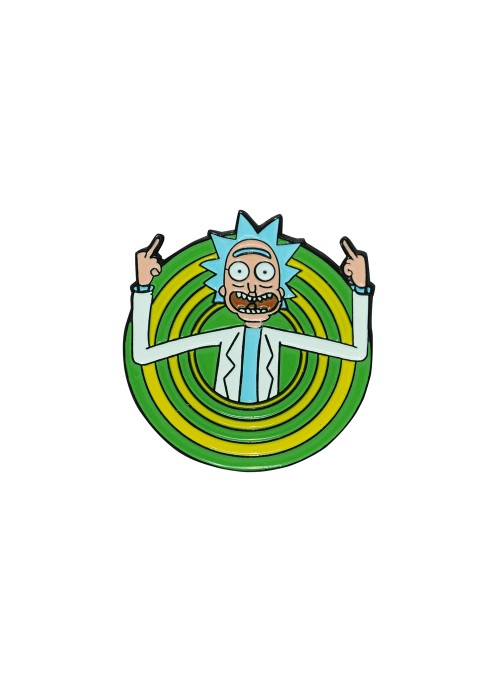 Металевий пін Rick Sanchez