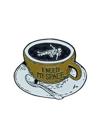 Металевий пін My space