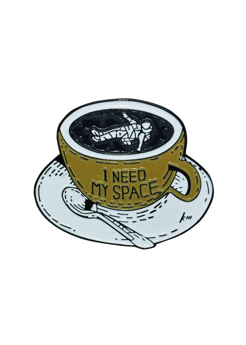 Металевий пін My space