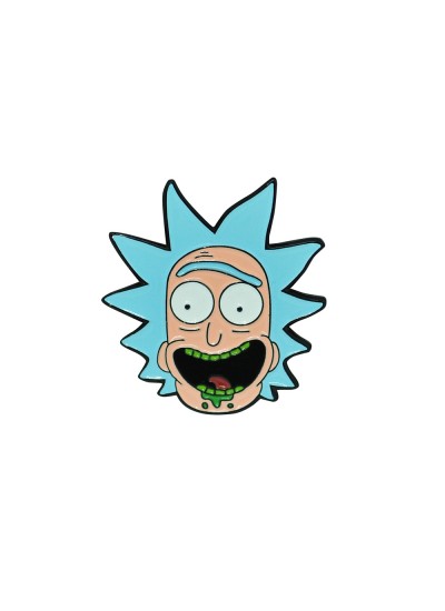 Металевий пін Crazy Rick 