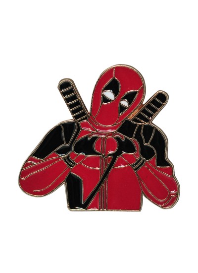 Металевий пін Deadpool's love