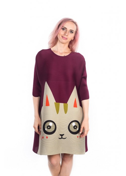 Сукня Pretty Kitty (бордовое)
