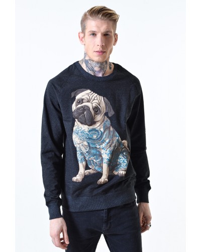 Світшот з мопсом (Tattoo Pug)