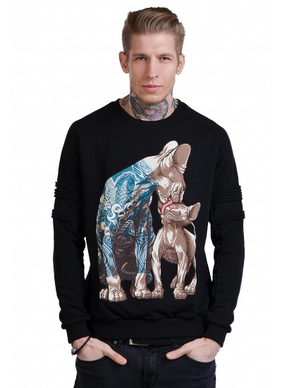Світшот Tattoo Cats Black