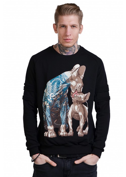 Світшот Tattoo Cats Black