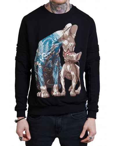 Світшот Tattoo Cats Black