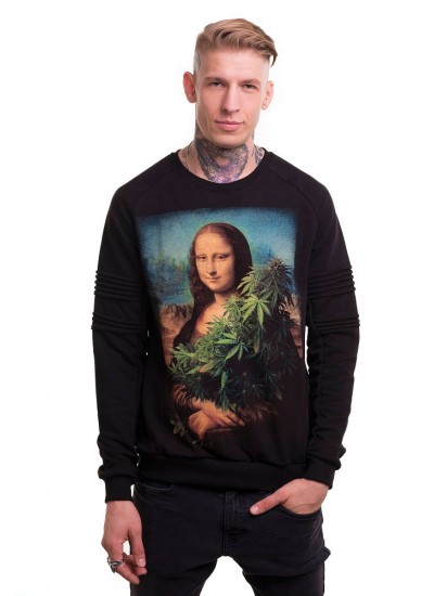Світшот з канабісом  Mona Lisa