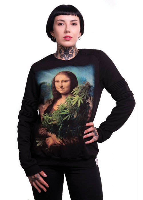Світшот з канабісом  Mona Lisa