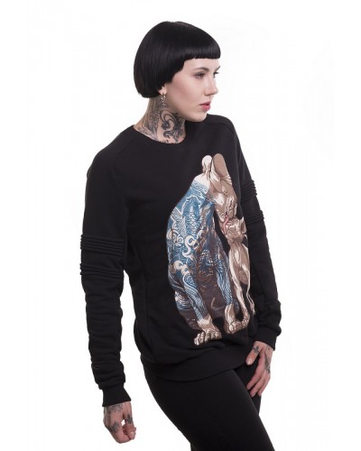 Світшот Tattoo Cats Black