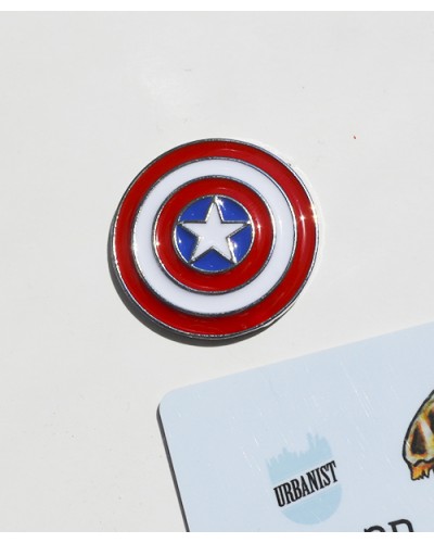 Металевий пін Captain America