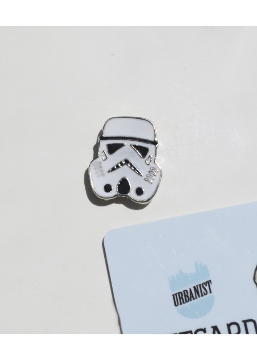 Металевий пін Trooper White