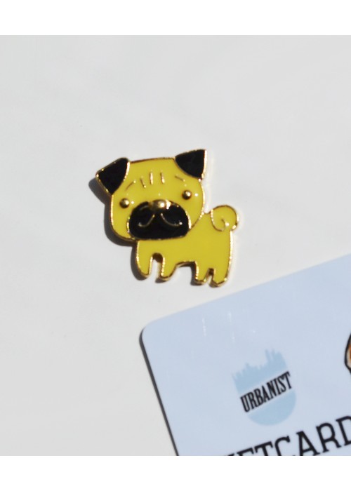 Металевий пін Pug